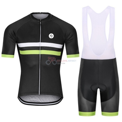 Steep Cycling Jersey Kit Short Sleeve 2021 Black Yellow