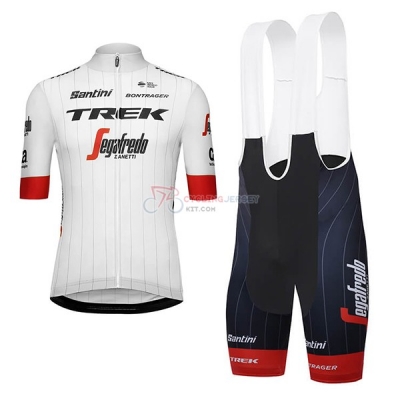 Trek Segafredo Cycling Jersey Kit Long Sleeve 2018 Tour de France White Red