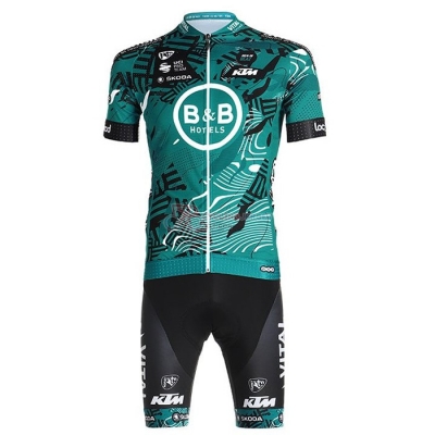 Vital Concept-BB Hotels Cycling Jersey Kit Short Sleeve 2021 Green