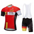 Vital Concept Cycling Jersey Kit Short Sleeve 2018 Red White