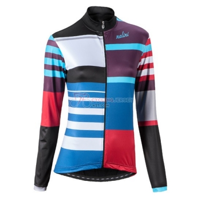 Women Nalini Cycling Jersey Kit Long Sleeve 2016 Black And Red