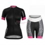 Women Trek Cycling Jersey Kit Short Sleeve 2016 Black And White