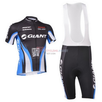Giant Cycling Jersey Kit Short Sleeve 2013 Sky Blue And Black