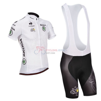 Tour De France Cycling Jersey Kit Short Sleeve 2014 White