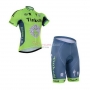 Saxobank Cycling Jersey Kit Short Sleeve 2016 Green