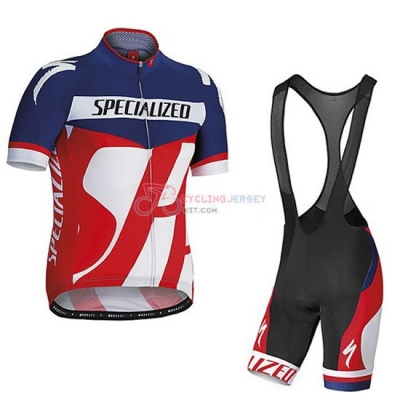 Specialized Cycling Jersey Kit Short Sleeve 2016 Blue And Red