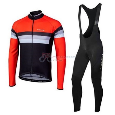 Nalini Cycling Jersey Kit Long Sleeve 2020 Black Orange