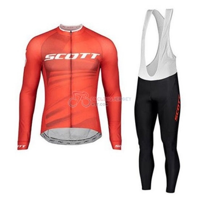 Scott Cycling Jersey Kit Long Sleeve 2020 Red