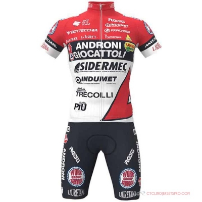 Androni Giocattoli Cycling Jersey Kit Short Sleeve 2021 Red