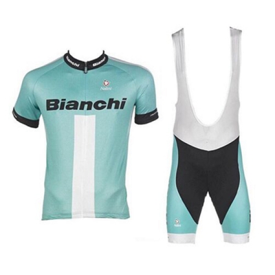 Bianchi Cycling Jersey Kit Short Sleeve 2017 white and blue