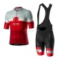 Castelli Cycling Jersey Kit Short Sleeve 2020 Gray Red