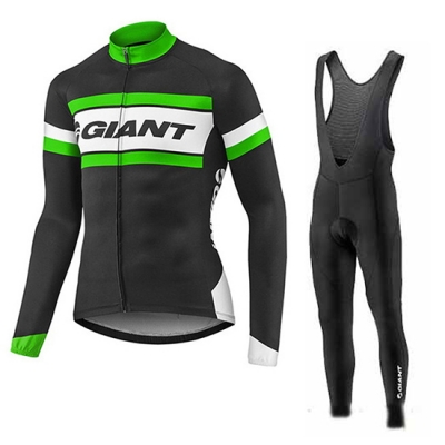 Giant Cycling Jersey Kit Long Sleeve 2017 blue and gray