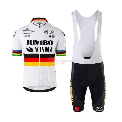 Jumbo Visma Cycling Jersey Kit Short Sleeve 2020 Campione Germany