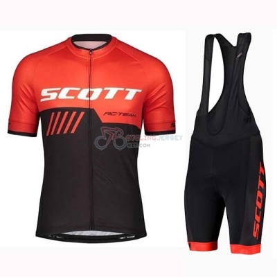 Scott Cycling Jersey Kit Short Sleeve 2019 Black Red