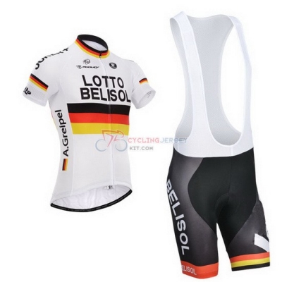 Lotto Cycling Jersey Kit Short Sleeve 2014 White