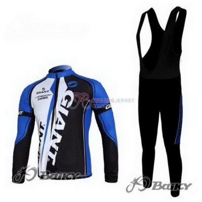 Giant Cycling Jersey Kit Long Sleeve 2011 Blue And Black