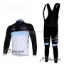 Lampre Cycling Jersey Kit Long Sleeve 2012 Black And White