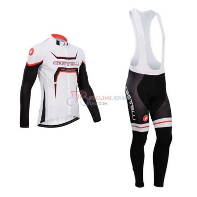 Castelli Cycling Jersey Kit Long Sleeve 2014 Black And White