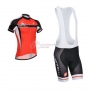 Castelli Cycling Jersey Kit Short Sleeve 2014 Red And Black