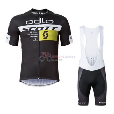 Scott Cycling Jersey Kit Short Sleeve 2016 Black And Yellow