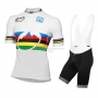 UCI Cycling Jersey Kit Short Sleeve 2016 White And Blue
