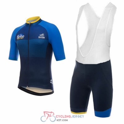2017 Giro d'Italia Cycling Jersey Kit Short Sleeve blue