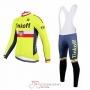 2017 Tinkoff Cycling Jersey Kit Long Sleeve yellow