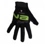 2020 Nalini Long Finger Gloves Black Green
