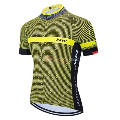 Northwave Cycling Jersey Kit Short Sleeve 2020 Yellow Black White