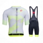 Castelli Cycling Jersey Kit Short Sleeve 2021 Light Yellow White
