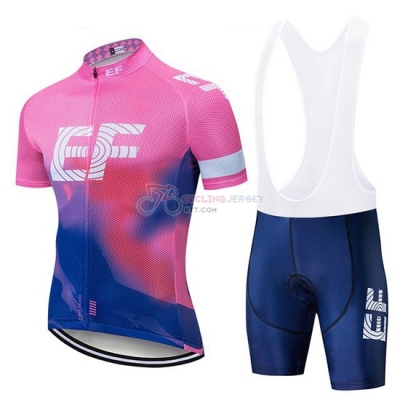 Ef Education First Cycling Jersey Kit Short Sleeve 2019 Pink Blue