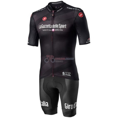 Giro d'Italia Cycling Jersey Kit Short Sleeve 2020 Black