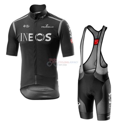 INEOS Cycling Jersey Kit Short Sleeve 2020 Black Gray(1)