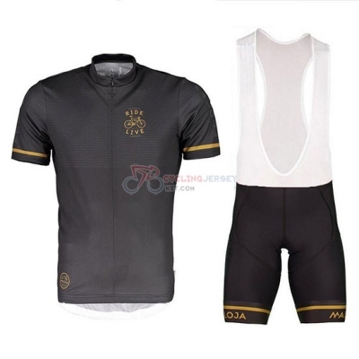Maloja PushbikersM Cycling Jersey Kit Short Sleeve 2018 Black Yellow