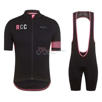 Rapha Cycling Jersey Kit Short Sleeve 2019 Black Pink