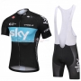 Sky Cycling Jersey Kit Short Sleeve 2018 Black and Blue