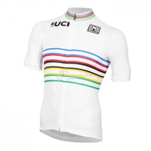 UCI Cycling Jersey Kit Short Sleeve 2020 White Multicoloured|QXBH6279|UCI
