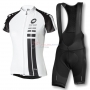 Women Assos Cycling Jersey Kit Short Sleeve 2016 Black And White
