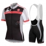 Women Castelli Cycling Jersey Kit Short Sleeve 2016 Black And Red