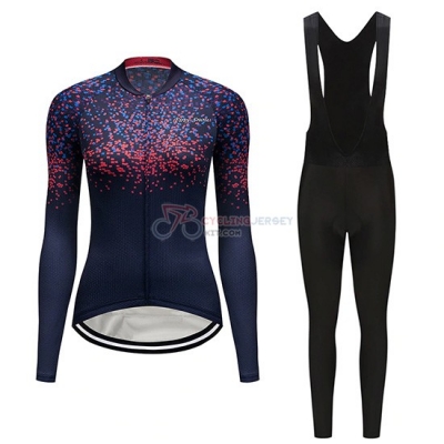 Women Delle Cycling Jersey Kit Long Sleeve 2019 Fuchsia
