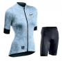 Women Northwave Cycling Jersey Kit Short Sleeve 2020 Blue Black