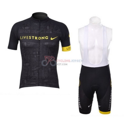 Livestrong Cycling Jersey Kit Short Sleeve 2012 Black