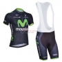 Movistar Cycling Jersey Kit Short Sleeve 2014 Black