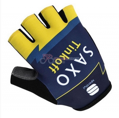 Saxo Bank Cycling Gloves 2014