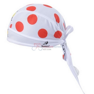 Tour De France Cycling Scarf 2013 White And Red