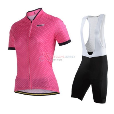 Women Cycling Jersey Kit Monton Short Sleeve 2014 Pink
