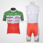 Giordana Cycling Jersey Kit Short Sleeve 2011 Green And Red