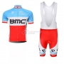 BMC Cycling Jersey Kit Short Sleeve 2014 Sky Blue And Orange