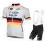 Quick Step Cycling Jersey Kit Short Sleeve 2014 White And Yellow