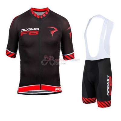 Pinarello Cycling Jersey Kit Short Sleeve 2015 Black And Red